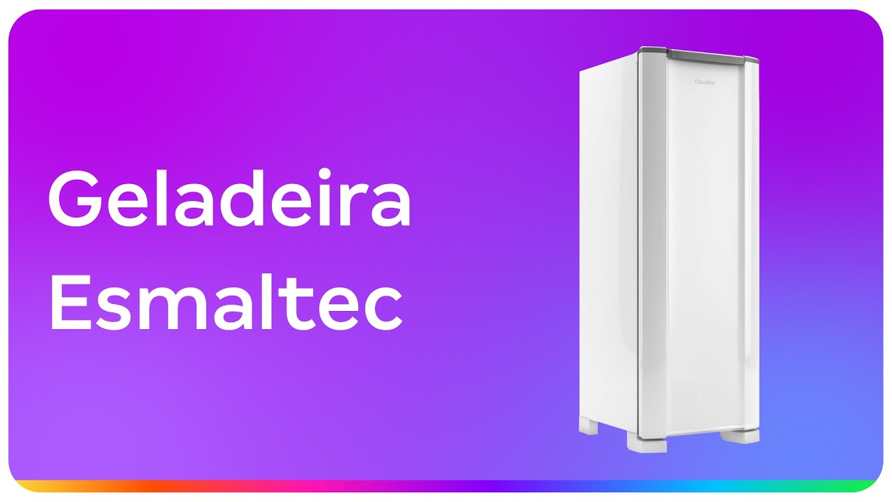 Geladeira/Refrigerador Esmaltec Degelo Manual - 1 Porta Branco 245L ROC31